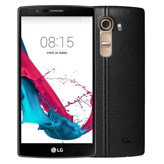 LG H815, G4, 32 GB, kůže, černá