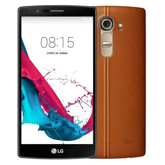 LG H815, G4, 32 GB, kůže, hnědá - použité