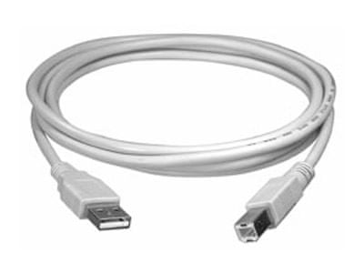 OEM USB kabel A-B, šedý 3m
