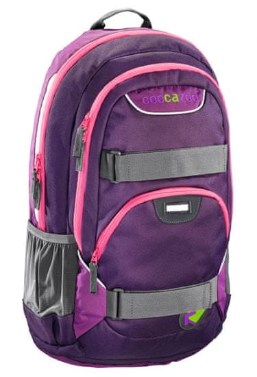 CoocaZoo Školní batoh Rayday, Purple Magentic