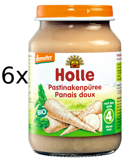 Holle Bio Pastiňákové pyré - 6x190g