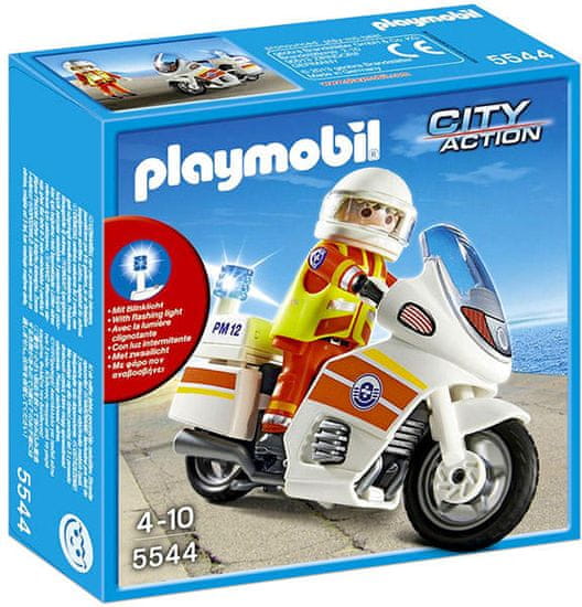 Playmobil 5544 Lékař na motorce