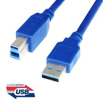 Vigan USB 3.0 A-B kabel, M/M