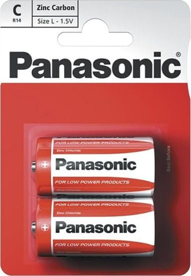Panasonic C 2ks Red Zinc (R14RZ/2BP)
