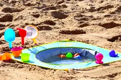 Skládací bazén na pláž 72x72x16 cm