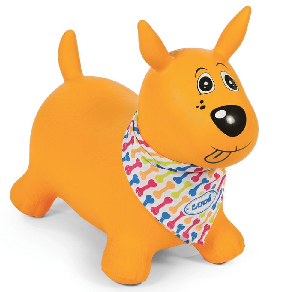 Ludi Skákací pes žlutý - rozbaleno