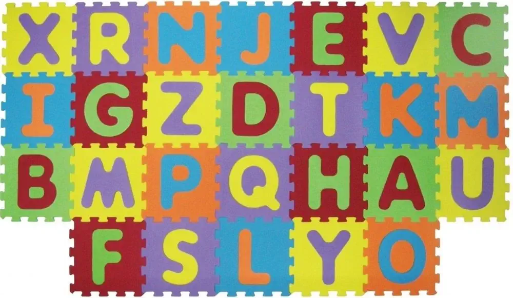 Levně Ludi Puzzle pěnové 199x115 cm písmena