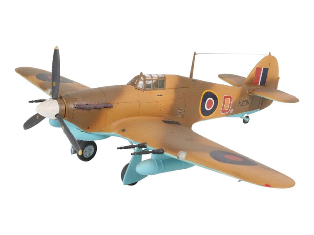 Revell ModelSet letadlo 64144 – Hawker Hurricane Mk. IIC (1:72)