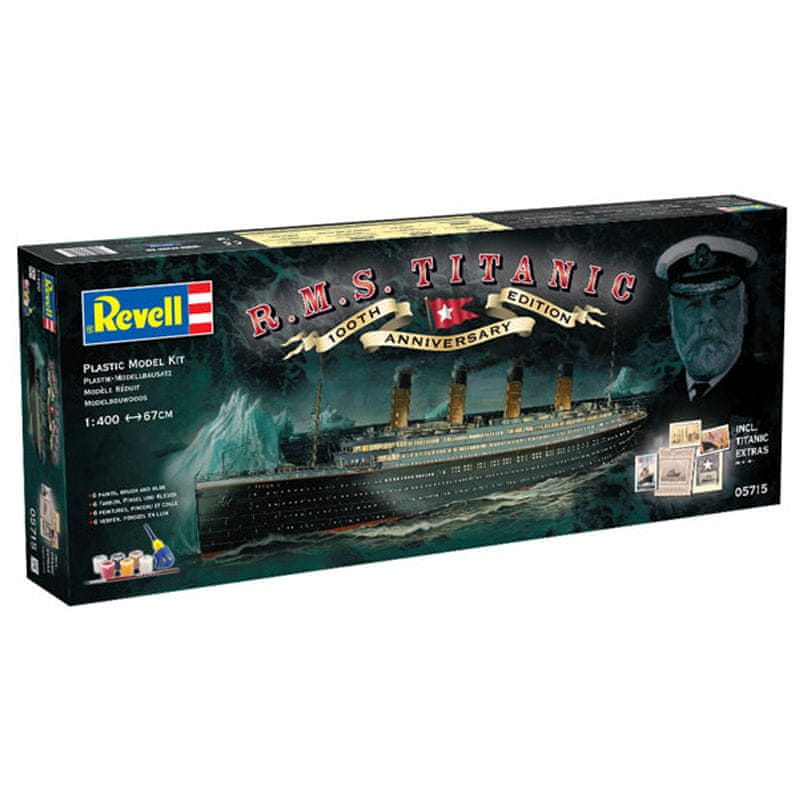 Levně Revell Gift-Set 05715 - R.M.S. Titanic - 100th anniversary edition