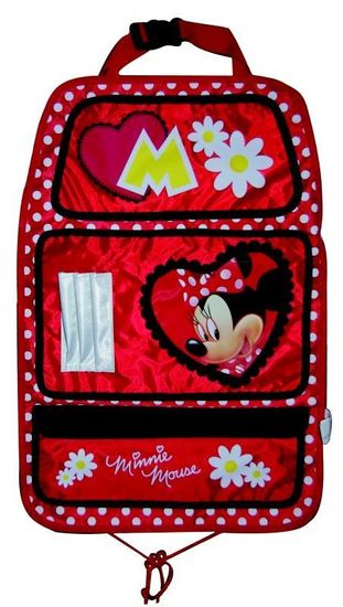 Disney Chránič sedadla s kapsami Minnie Mouse