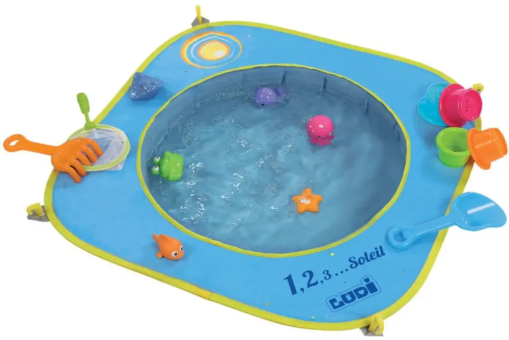Levně Ludi Skládací bazén na pláž 72x72x16 cm