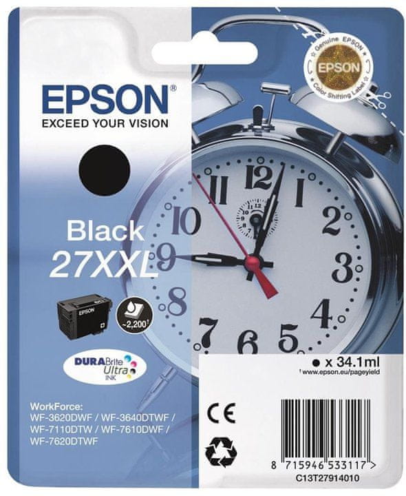 Epson 27 XXL, černá (C13T27914012)