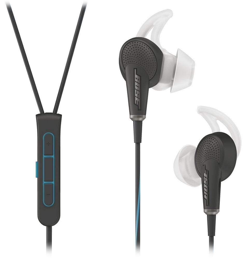 Bose QuietComfort 20 Apple sluchátka s mikrofonem (Black)