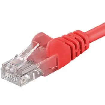 PremiumCord Patch kabel UTP CAT6, 10 m, červený