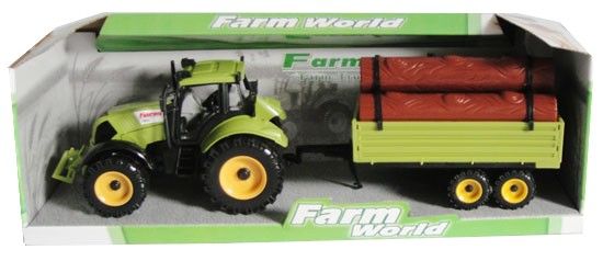 Mac Toys Traktor s valníkem zelený