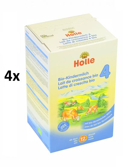 Holle Bio dětská mléčná výživa 4 - 4 x 600g