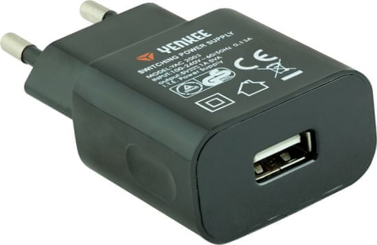 Yenkee Síťová nabíječka s USB výstupem (YAC 2003)