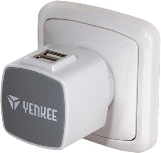 Yenkee Univerzální cestovní USB nabíječka (YAT 202)