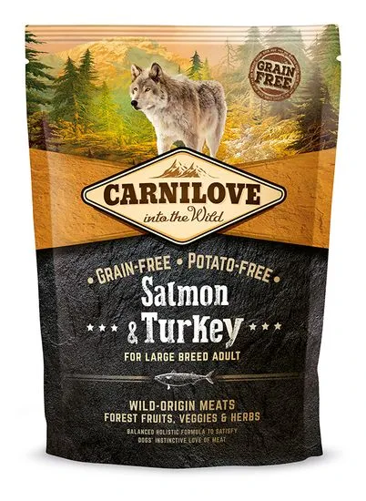 Carnilove Salmon & Turkey for Large Breed Adult 1,5kg - Expirace 9/2021