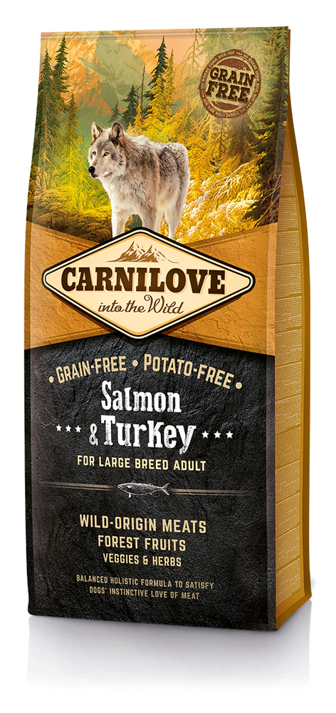 Levně Carnilove Salmon & Turkey for Large Breed Adult 12kg