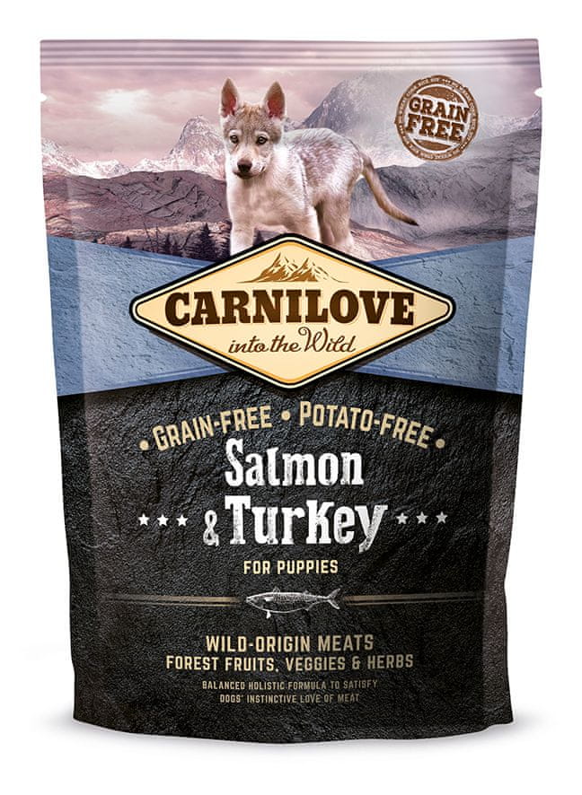 Levně Carnilove Salmon & Turkey for Puppy 1,5kg
