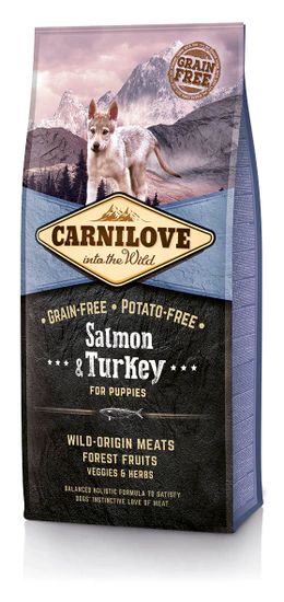 Carnilove Salmon & Turkey for Puppy 12kg - Expirace 08/2021