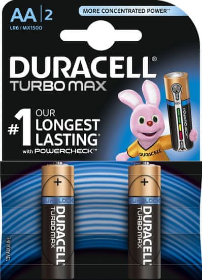 Duracell Turbo Max, AA, 2ks