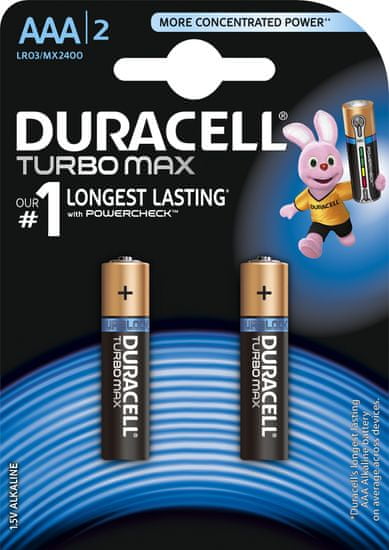 Duracell Turbo Max, AAA, 2ks
