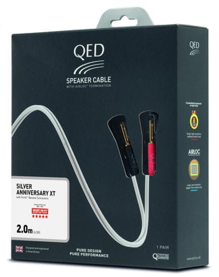 QED Silver Anniversary XT, reproduktorový kabel, 3,9 mm²
