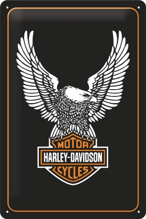 Postershop Plechová cedule 20x30 cm Harley-Davidson