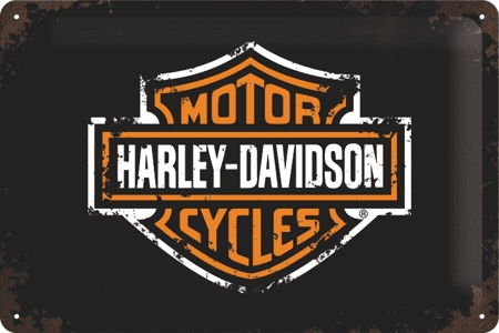 Postershop Plechová cedule 20x30 cm Harley-Davidson Logo