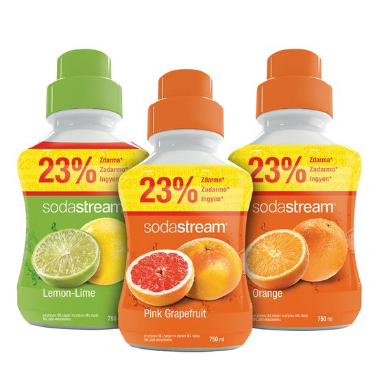 SodaStream Sada Orange/Lemon/Grep 750 ml