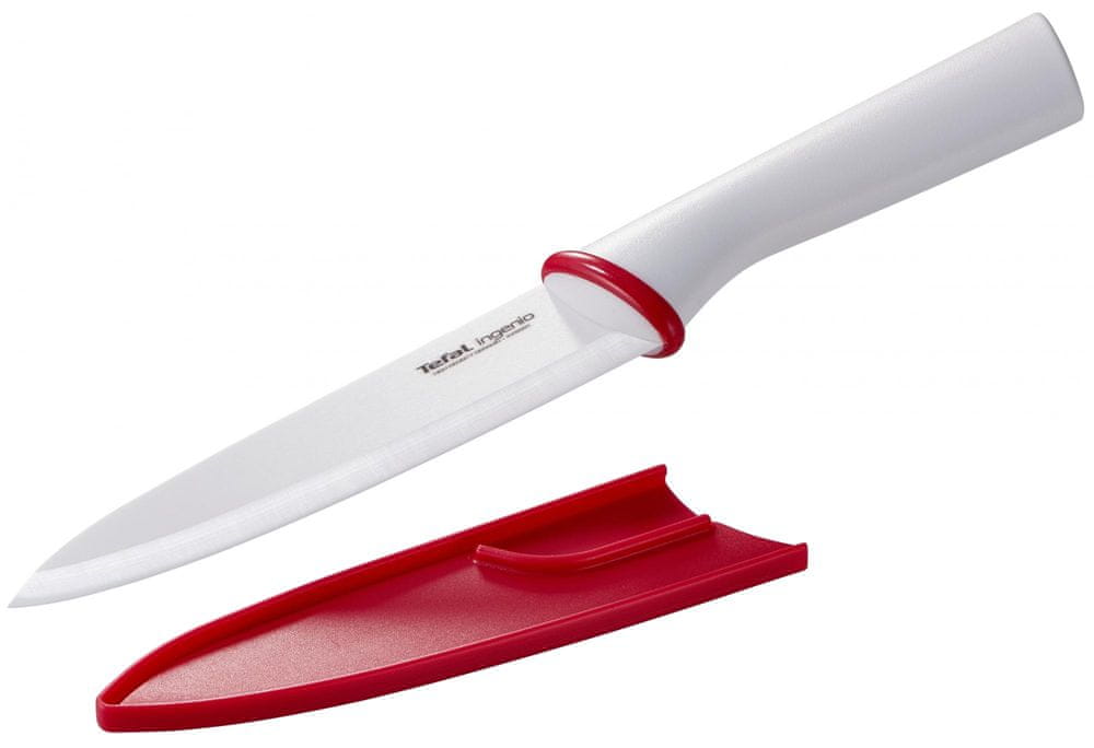 Tefal Ingenio velký bílý keramický nůž chef 16 cm K1530214