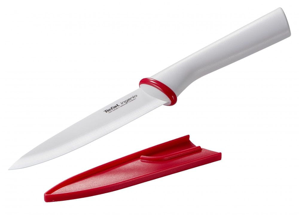 Levně Tefal Ingenio bílý univerzální keramický nůž 13 cm K1530514