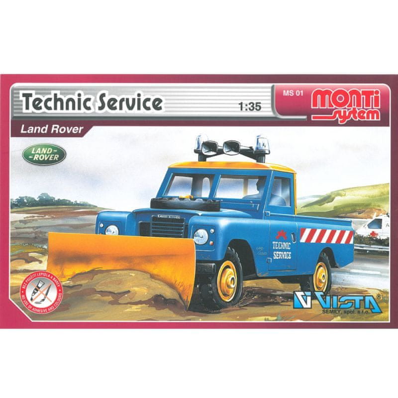 Monti Systém Stavebnice Technik Service Land Rover