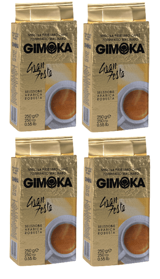 Gimoka Gran Festa mletá káva 4 x 250 g