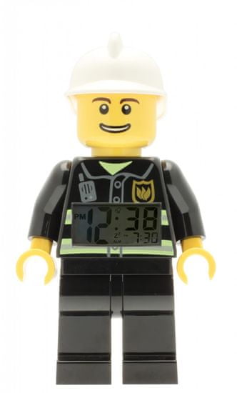 LEGO Dětský budík Fireman