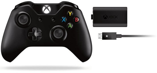 Microsoft Xbox One gamepad (Langley) + nabíjecí souprava