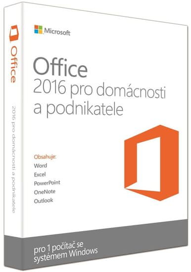 Microsoft Office 2016 pro domácnosti a podnikatele SK (T5D-02892)