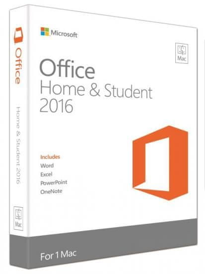 Microsoft Office Mac 2016 pro domácnosti a studenty ENG (GZA-00695)