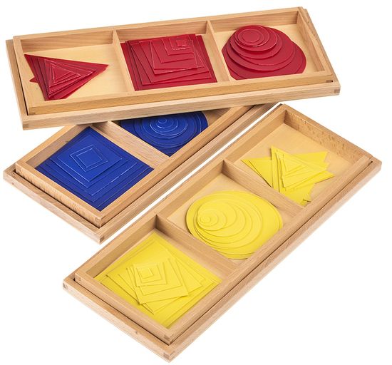 Montessori pomůcky Vrstvené tvary