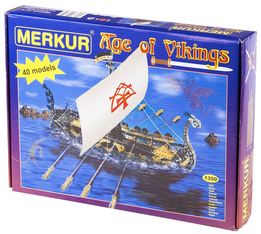 Merkur Age of Vikings 40 modelů 1350ks
