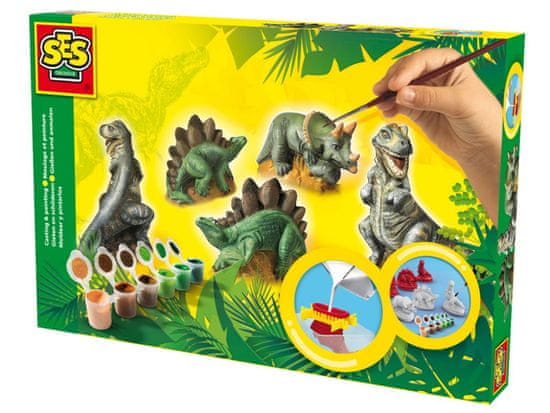 SES Sádrový trojkomplet - dinosauři