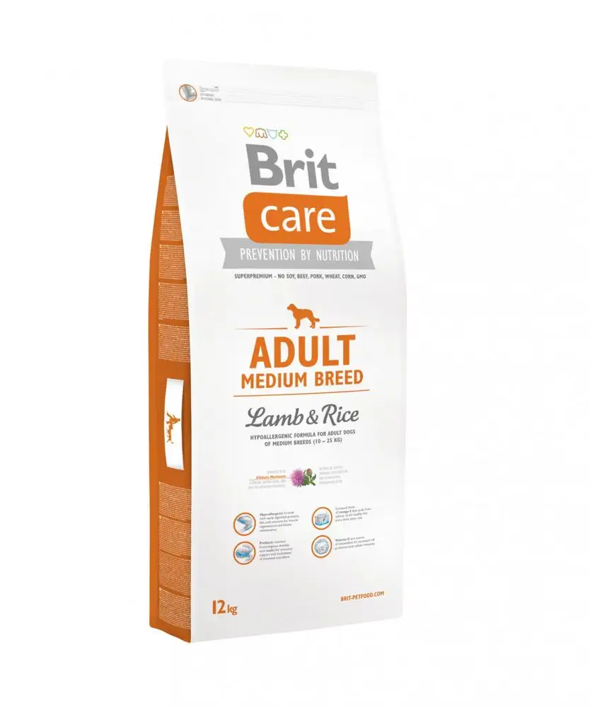 Brit Care Adult Medium Breed Lamb & Rice 12kg