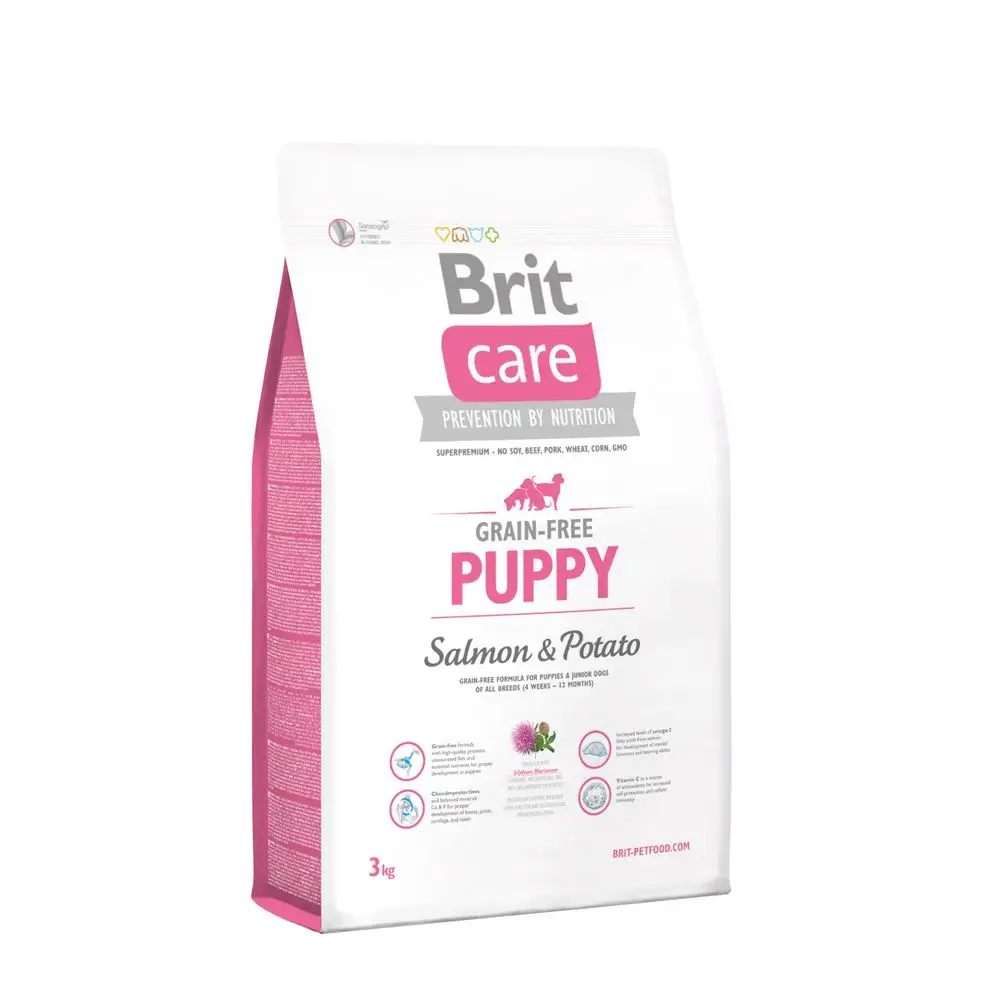 Levně Brit Care Grain-free Puppy Salmon & Potato 3kg