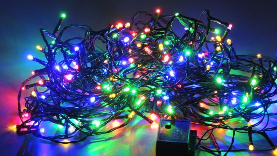 Noel Světelný řetěz 180 LED 17,9+9,5 m, barevný