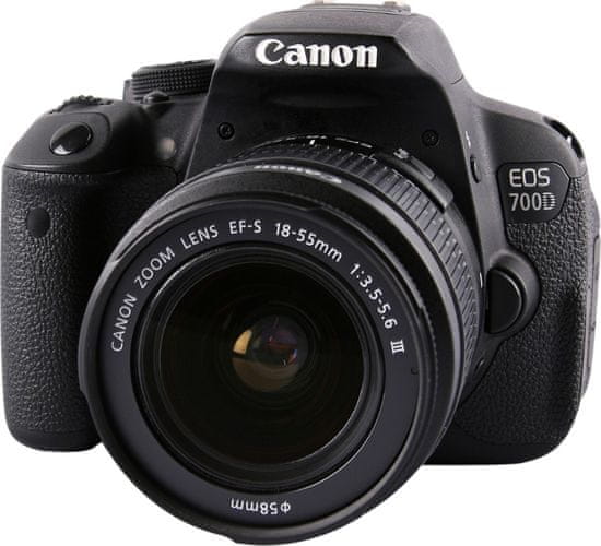 Canon EOS 700D + 18-55 DC III
