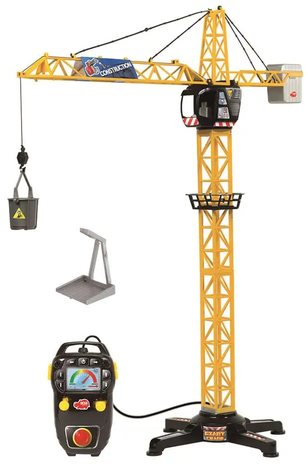 Levně Dickie Jeřáb Giant Crane 100cm, kabel - zánovní
