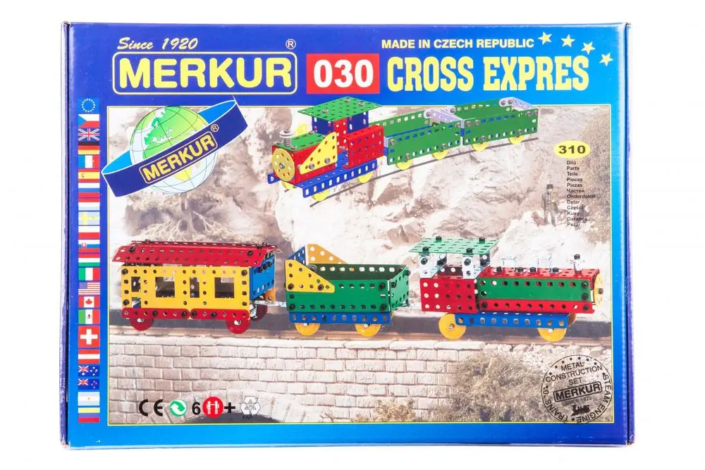 Merkur Stavebnice 030 Cross expres 10 modelů 310ks