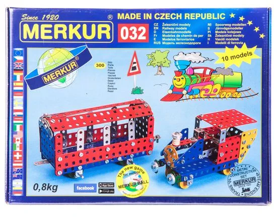 Merkur Stavebnice 032 Železniční modely
